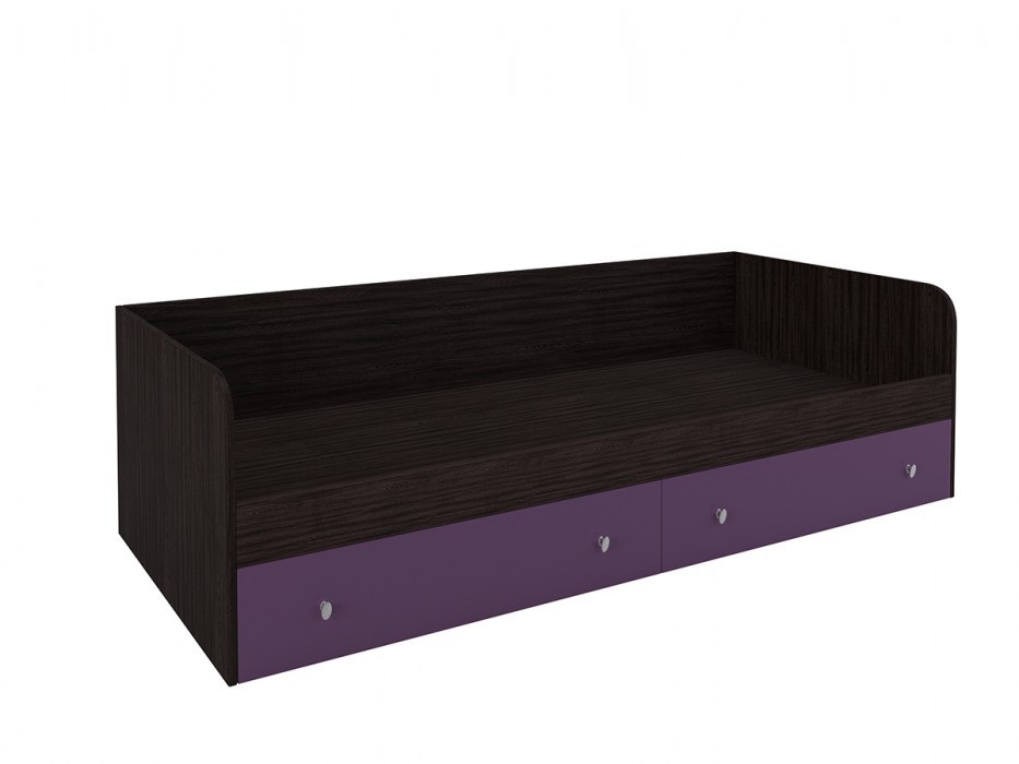 Кровать Астра одноярусная венге фиолетовый